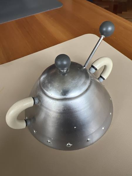 Imagen de Raffiné sucrier vintage en métal argenté