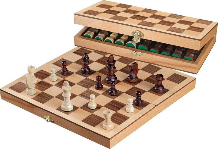 Imagen de Jeu d'échecs en bois de qualité