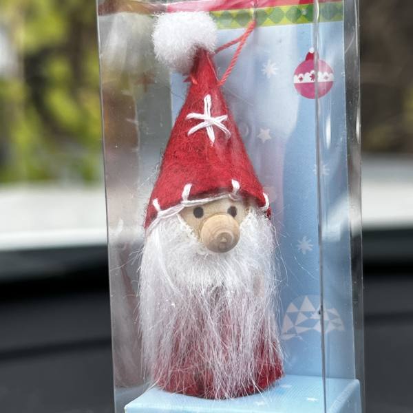 Imagen de Adorno Navideño Papá Noel con Barba Blanca