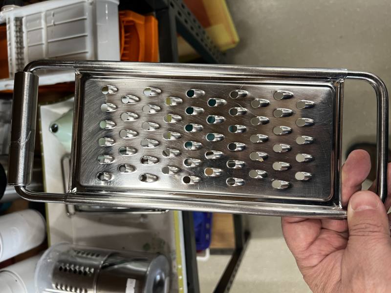 Imagen de Rallador de acero inoxidable multiusos