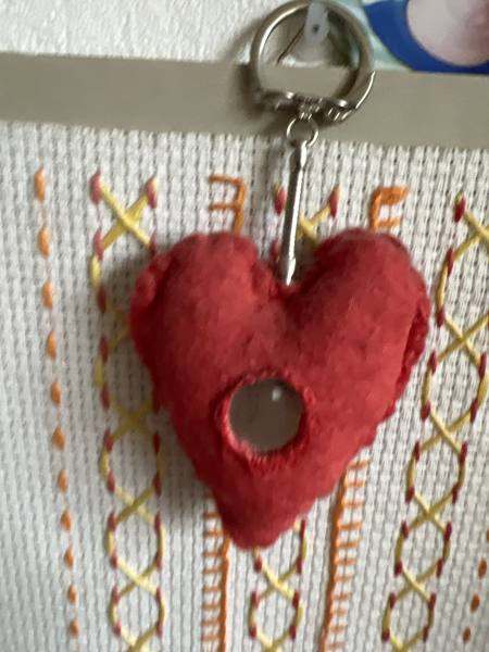 Imagen de Original llavero corazón con espejo