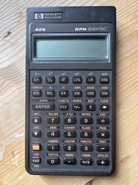 Imagen de Calculadora Científica HP 42S RPN Usada
